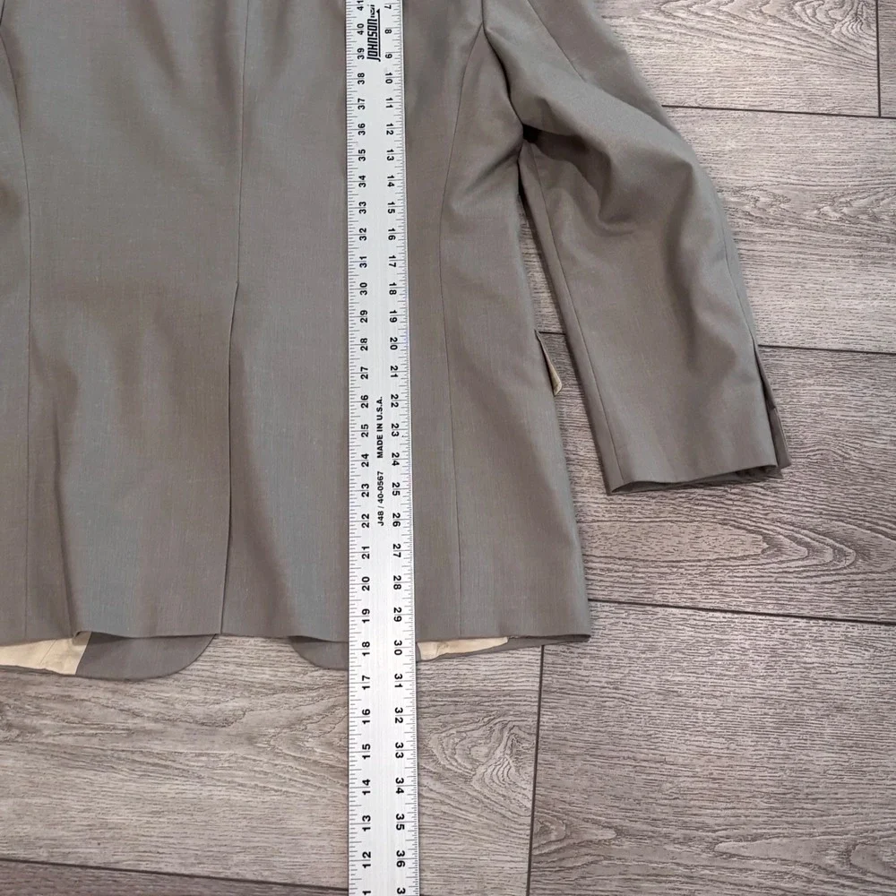 Christian Dior Monsieur Blazer Mens Gray 2 Button Sport Coat Suit Jacket Vintage